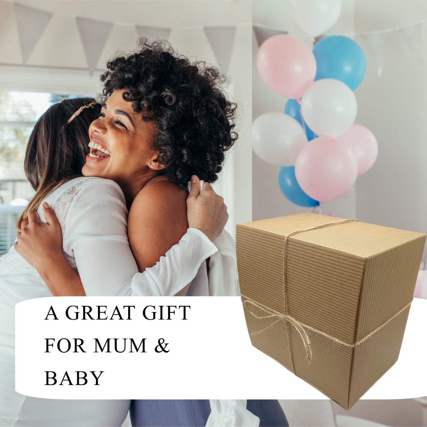 Mum & baby pamper gift box - Pink GOTS baby buddy