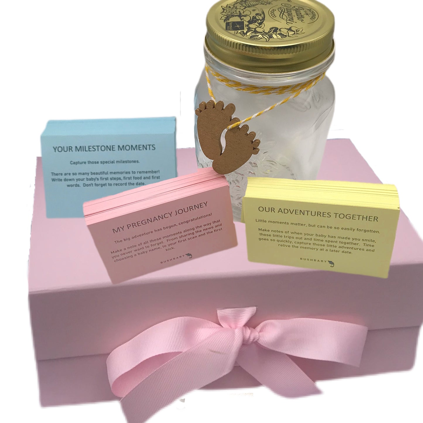 Memory jar from pregnancy to 5 years