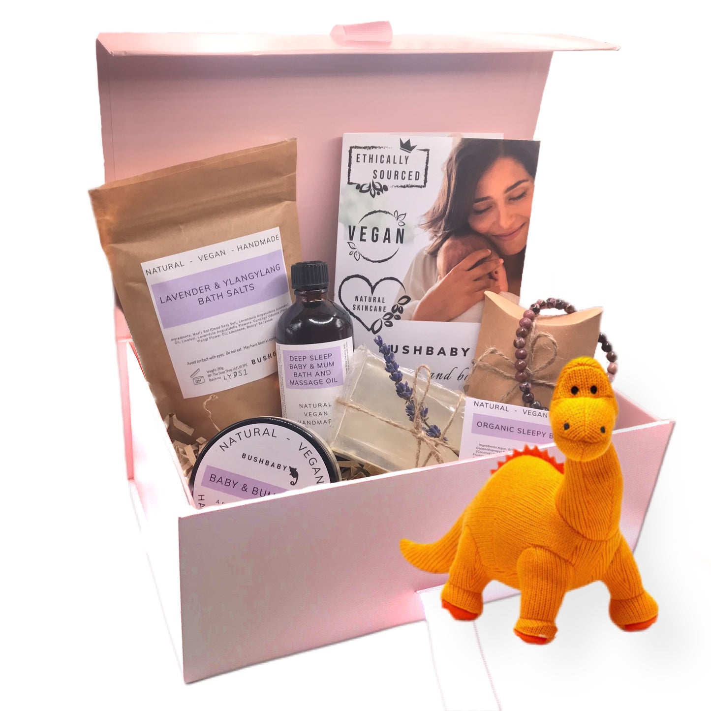 Mum & baby pamper hamper - sausage dog