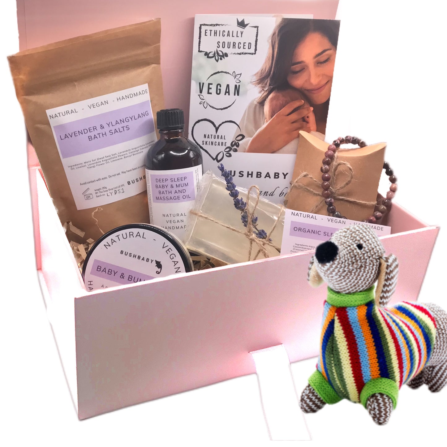 Mum & baby pamper hamper - blue dino