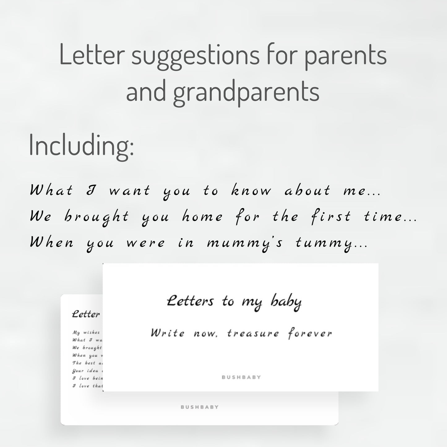 Keepsake collection - for a new mum to be