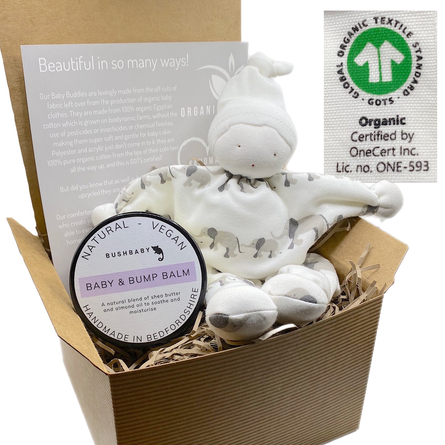 GOTS baby & mum gift box - blue