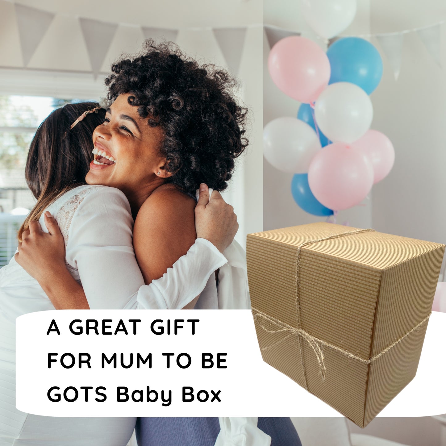 GOTS baby & mum gift box - white