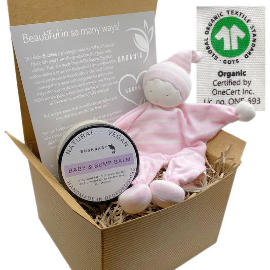 GOTS baby & mum gift box - pink