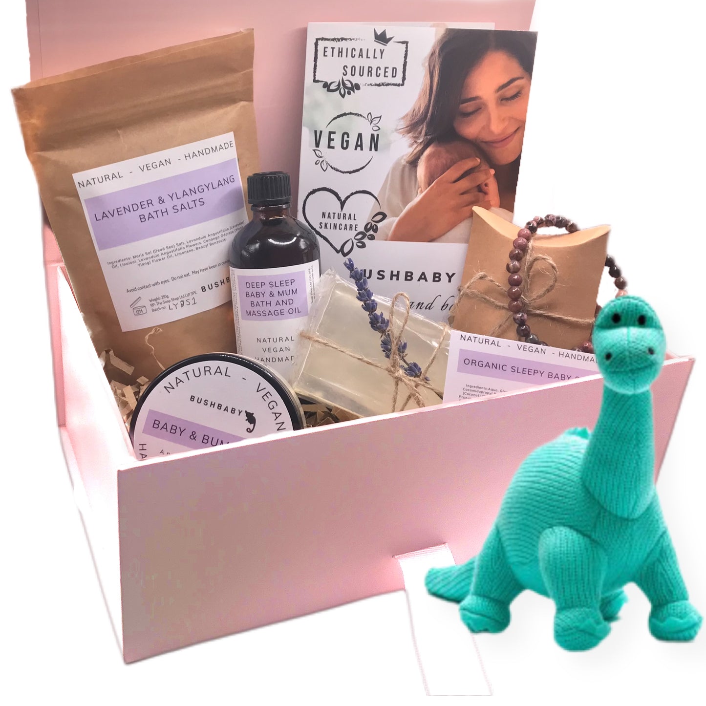 Mum & baby pamper hamper - sausage dog