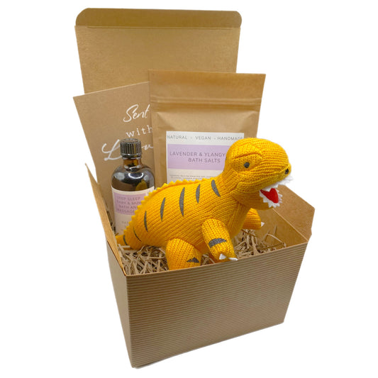 Mum & baby pamper gift box - T-Rex